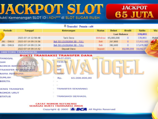 bukti jp dewatogel #488